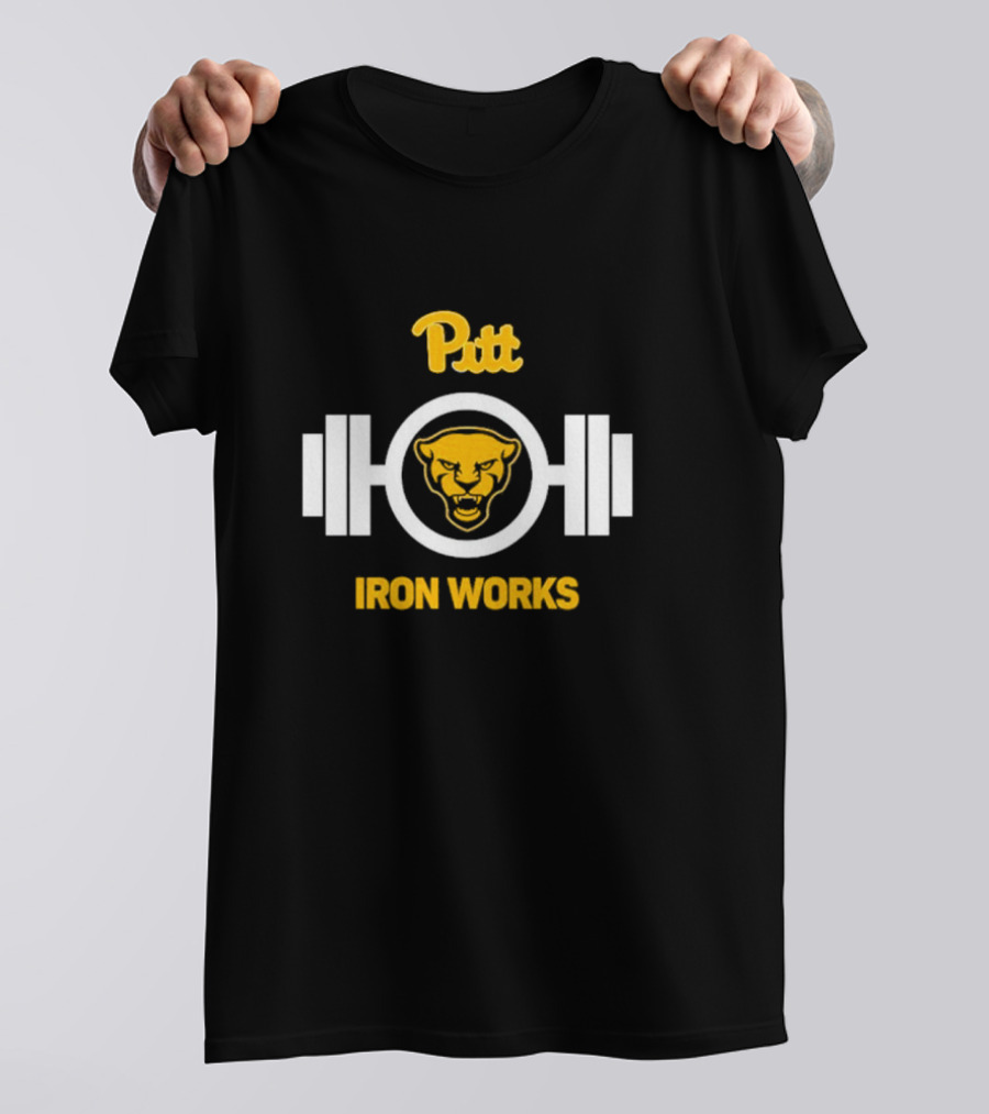 Pitt Panthers Iron Works Powerlifting T-Shirt