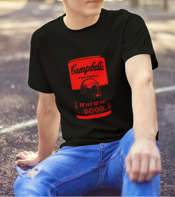Campbell’s Football M'm M'm Good Soup Can T-Shirt
