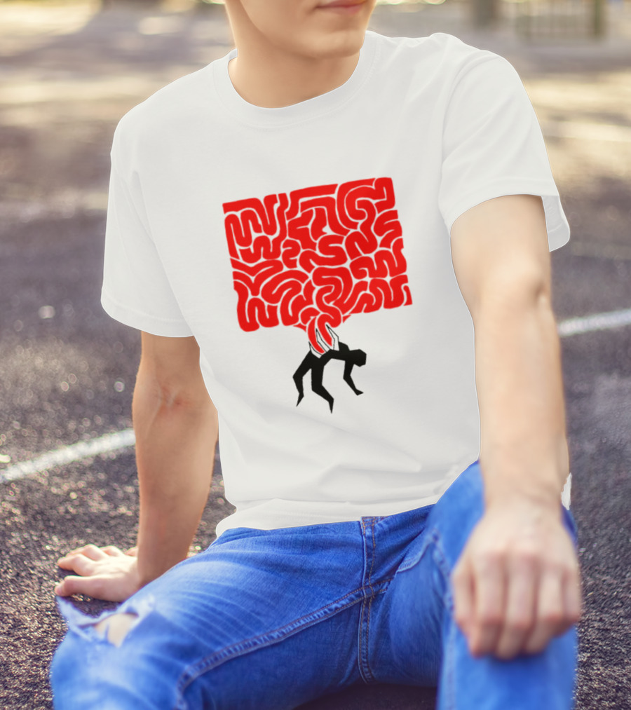 My Body Betrayed Me Red Maze Burden T-Shirt