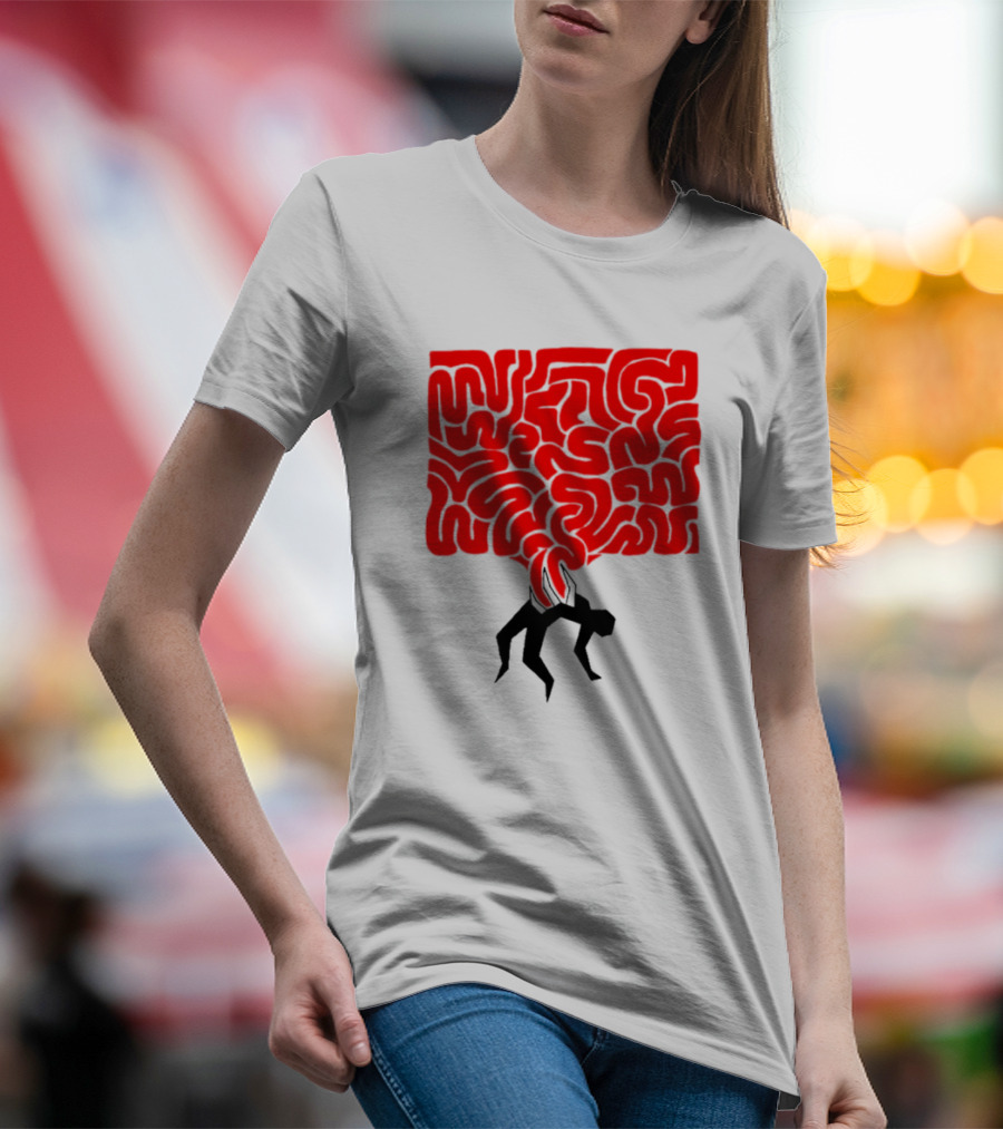 My Body Betrayed Me Red Maze Burden T-Shirt