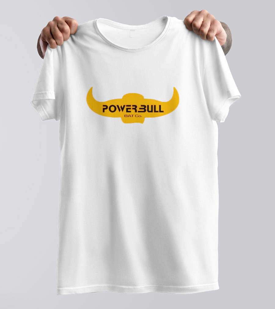 POWERBULL BAT CO Yellow Horns T-Shirt