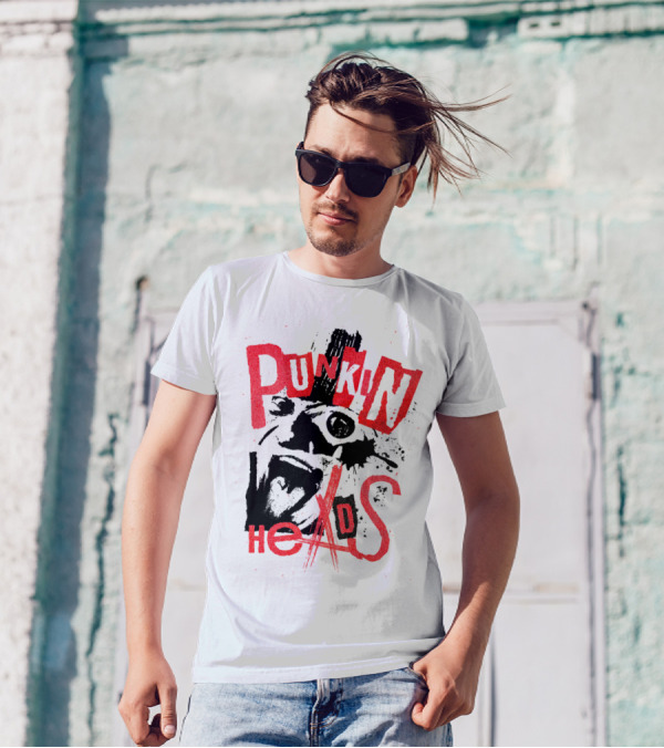 Punkin' Heads Horror Mask Graffiti T-Shirt