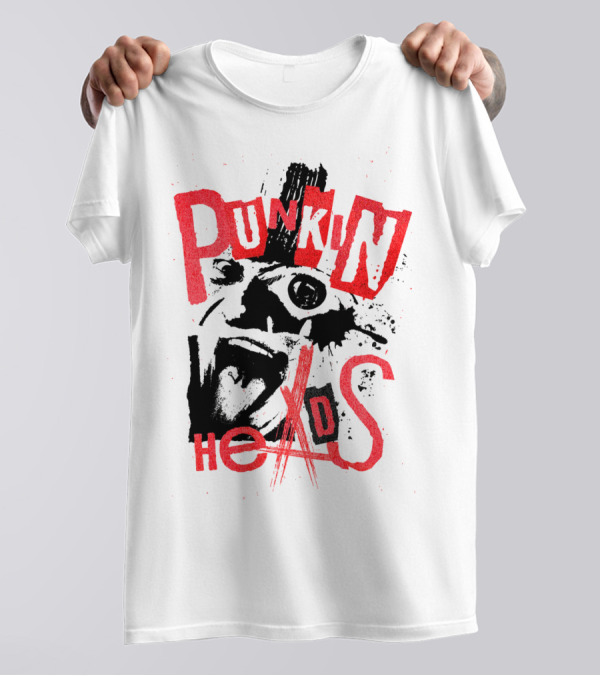 Punkin' Heads Horror Mask Graffiti T-Shirt