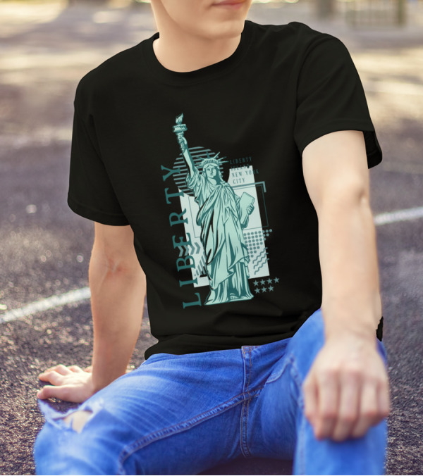 Liberty New York City Statue Of Liberty T-Shirt