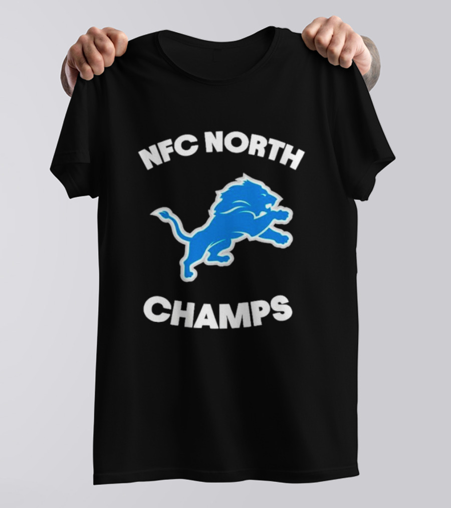 NFC North Champs Detroit Lions T-Shirt