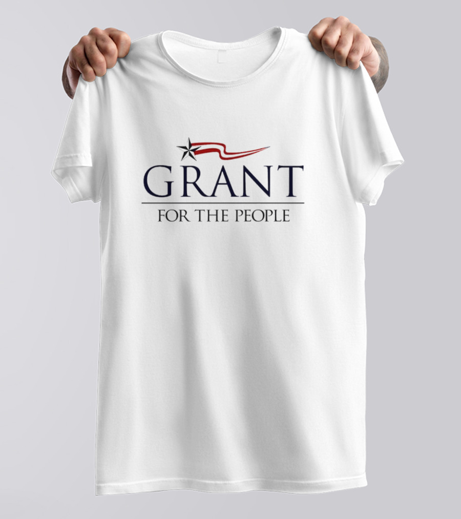 Grant For The People Star And Red Wave T-Shirt