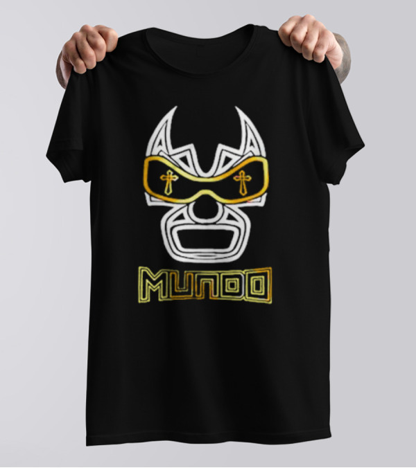 Mundo Lucha Underground Mask With Crosses T-Shirt