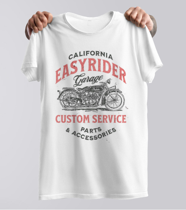 California Easyrider Garage Custom Service Parts And Accessories T-Shirt