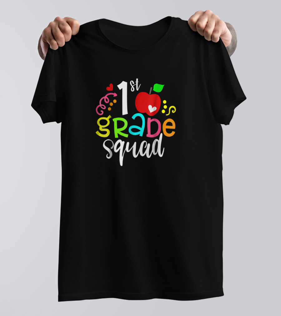 1st Grade Squad First Grade Back To School Teacher Gifts Men T-Shirt