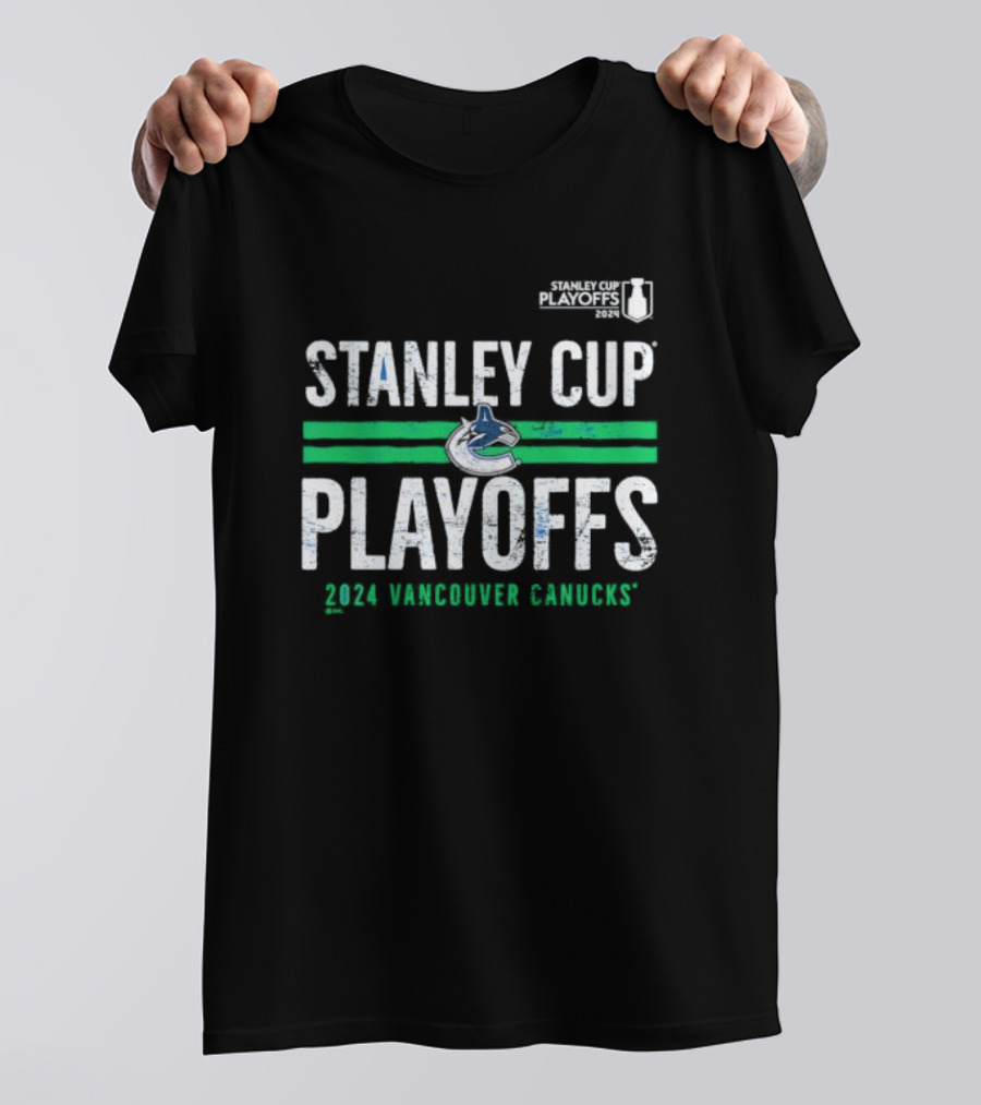 Stanley Cup Playoffs 2024 Vancouver Canucks Crossbar T-Shirt