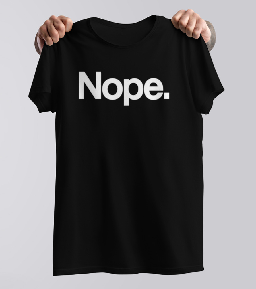 Dawn French Nope Black T-Shirt