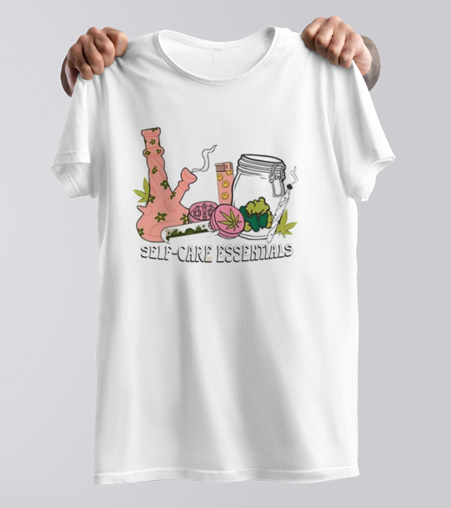 Self-Care Essentials Cannabis Accessories And Gear T-Shirt
