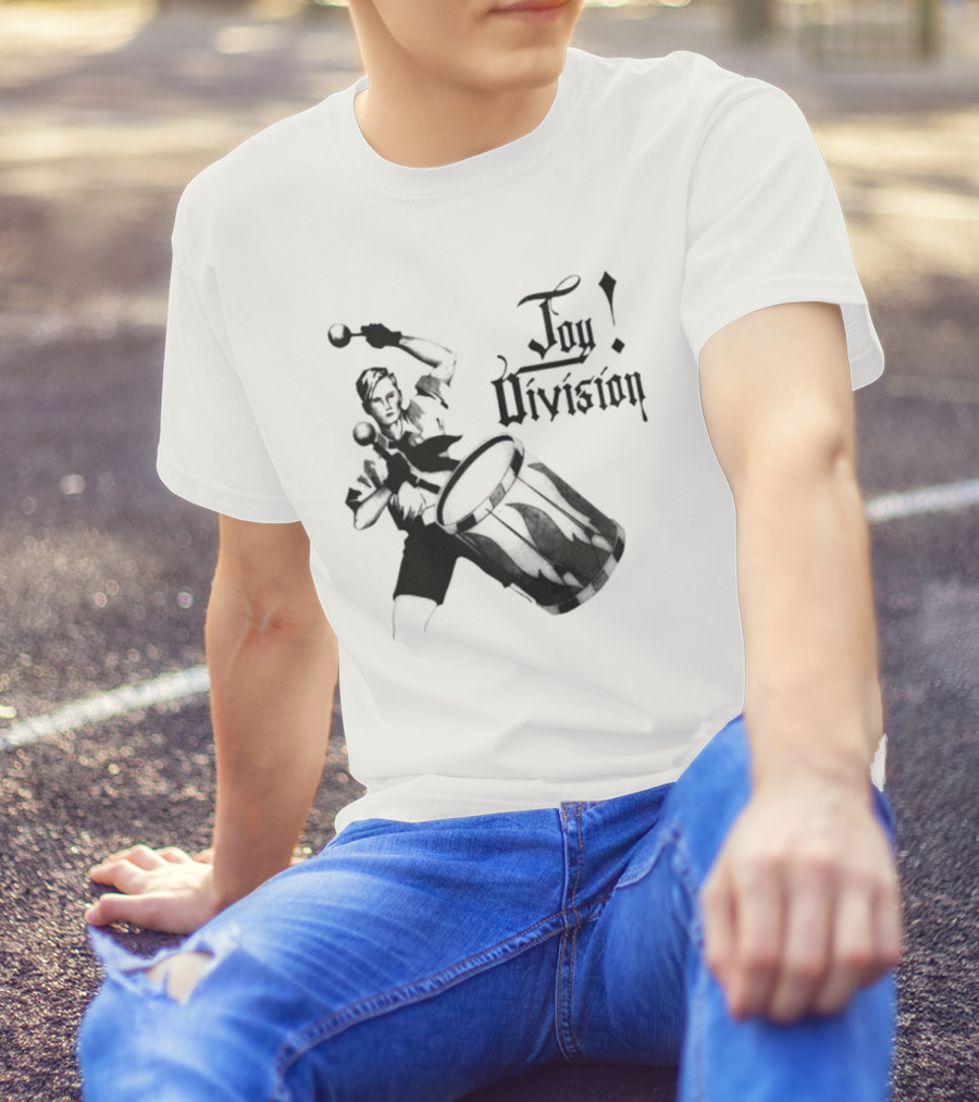 Joy Division Vintage Drummer Ideal For Living T-Shirt