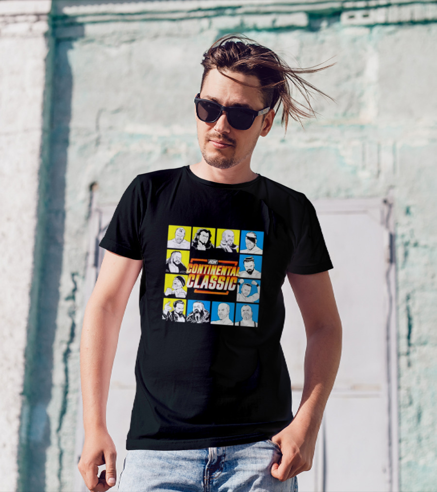 AEW Continental Classic Wrestling Tournament Lineup T-Shirt