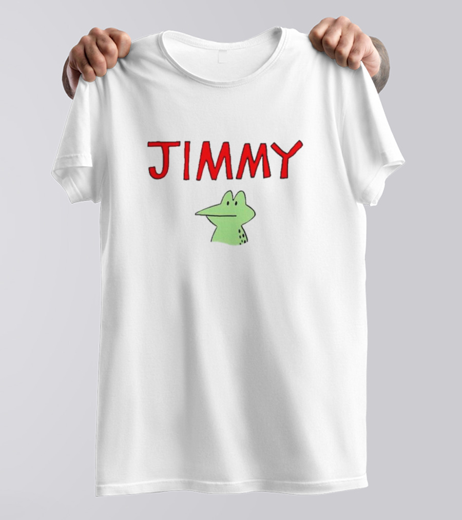 Jimmy Frog Meme Green Cartoon T-Shirt