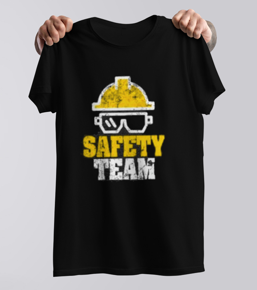 Safety Team Occupational Safety Officer OSHA HSE Hard Hat And Safety Glasses T-Shirt