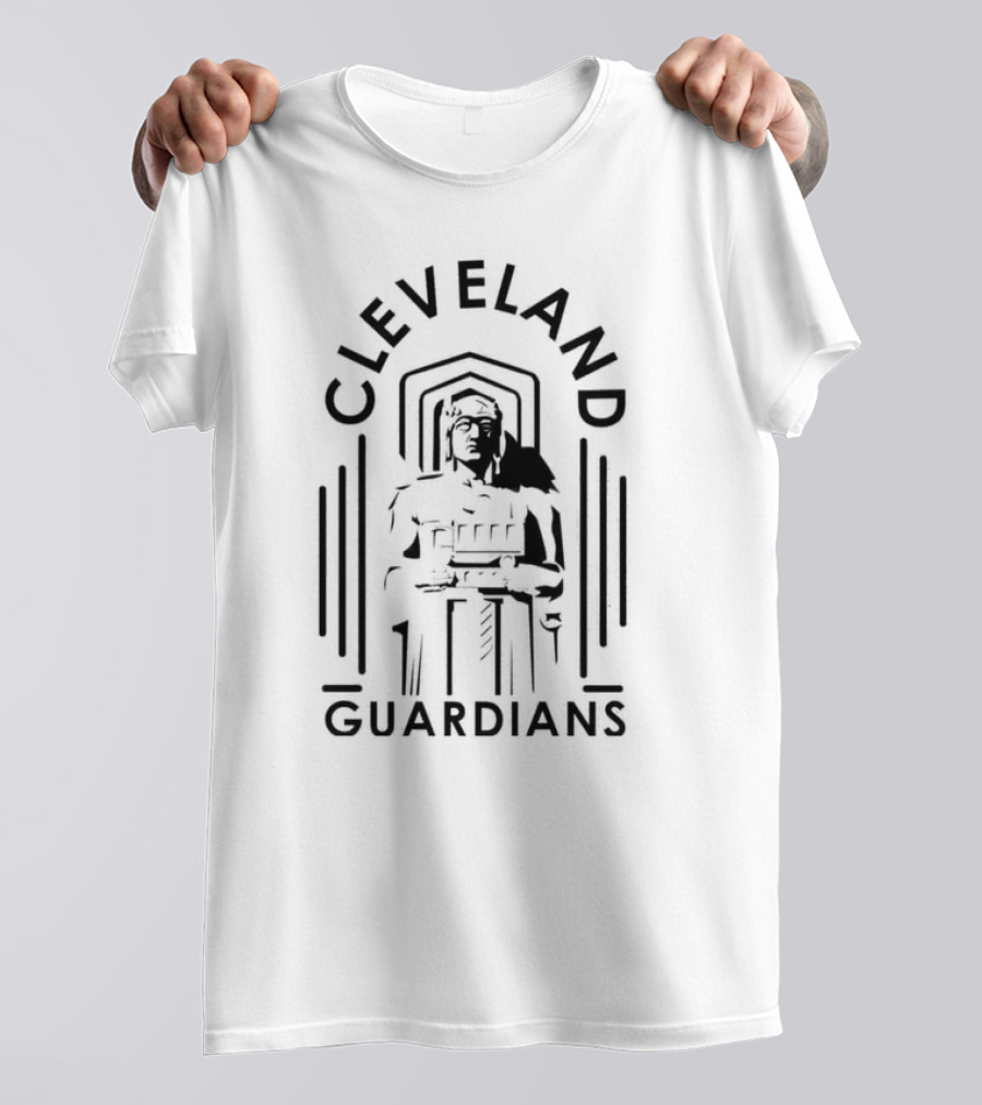 Cleveland Guardians Statue T-Shirt