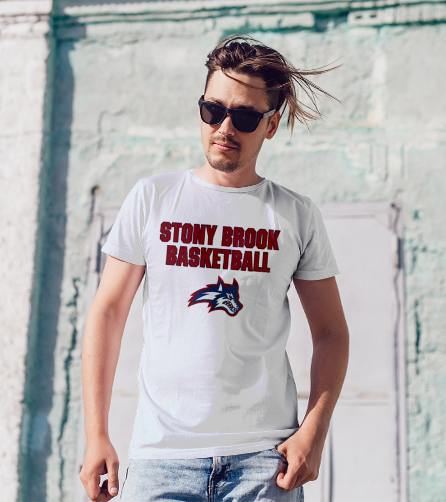 Stony Brook Basketball Seawolves Team T-Shirt