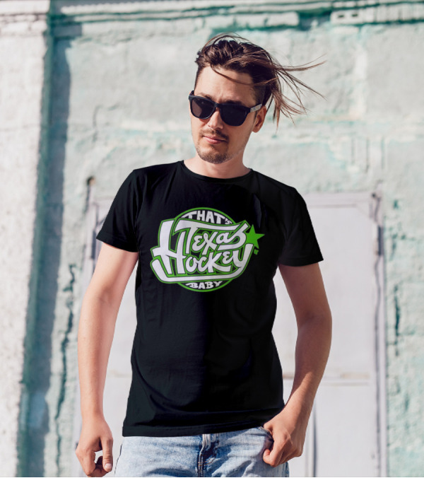 That's Texas Hockey Baby Bold Green Star T-Shirt