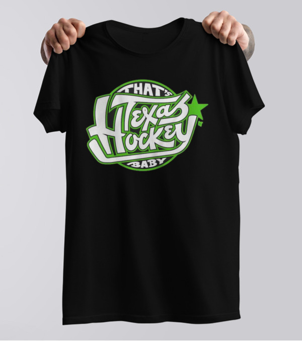 That's Texas Hockey Baby Bold Green Star T-Shirt