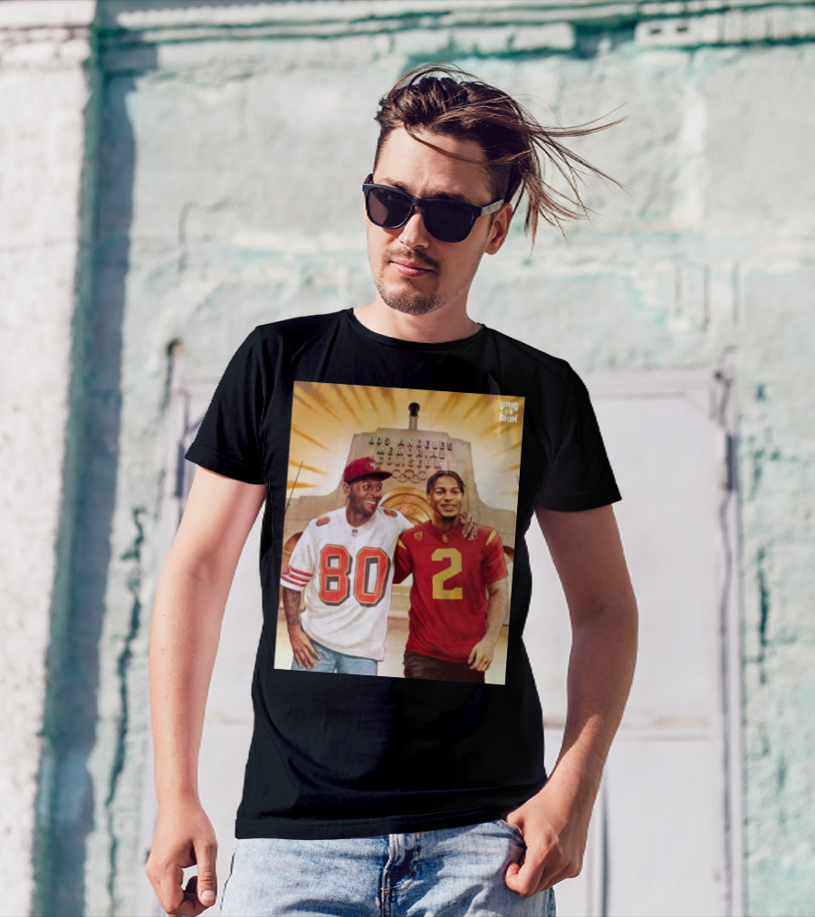 Gridiron Los Angeles Memorial Coliseum Football Legacy 80 2 T-Shirt