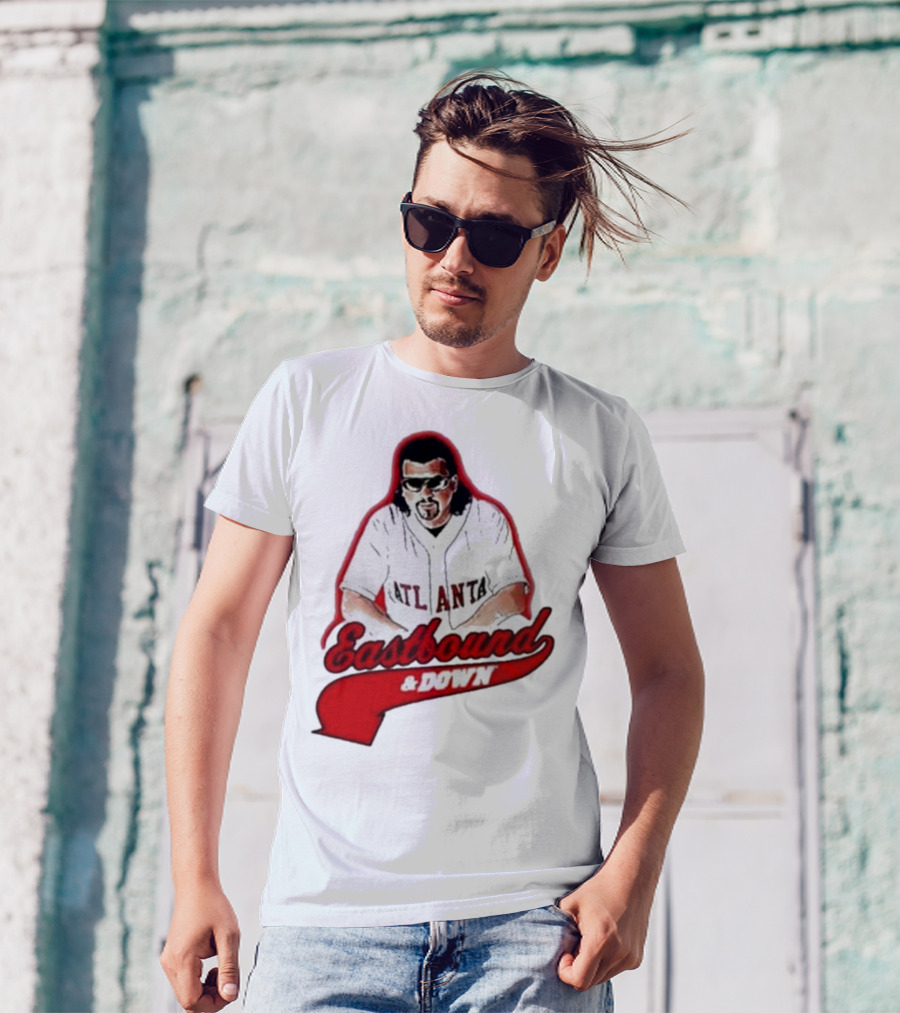 Atlanta Eastbound And Down Retro Baseball T-Shirt