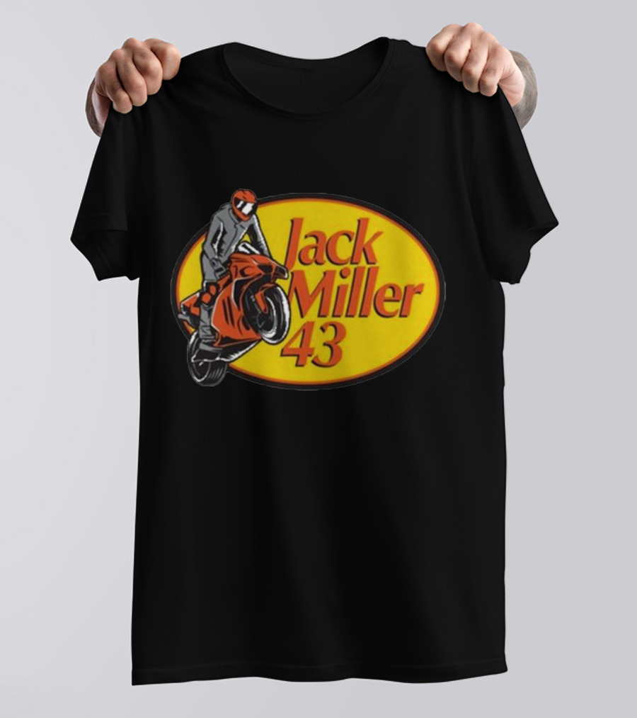 Jack Miller 43 Motorcycle Rider Iconic Racing T-Shirt