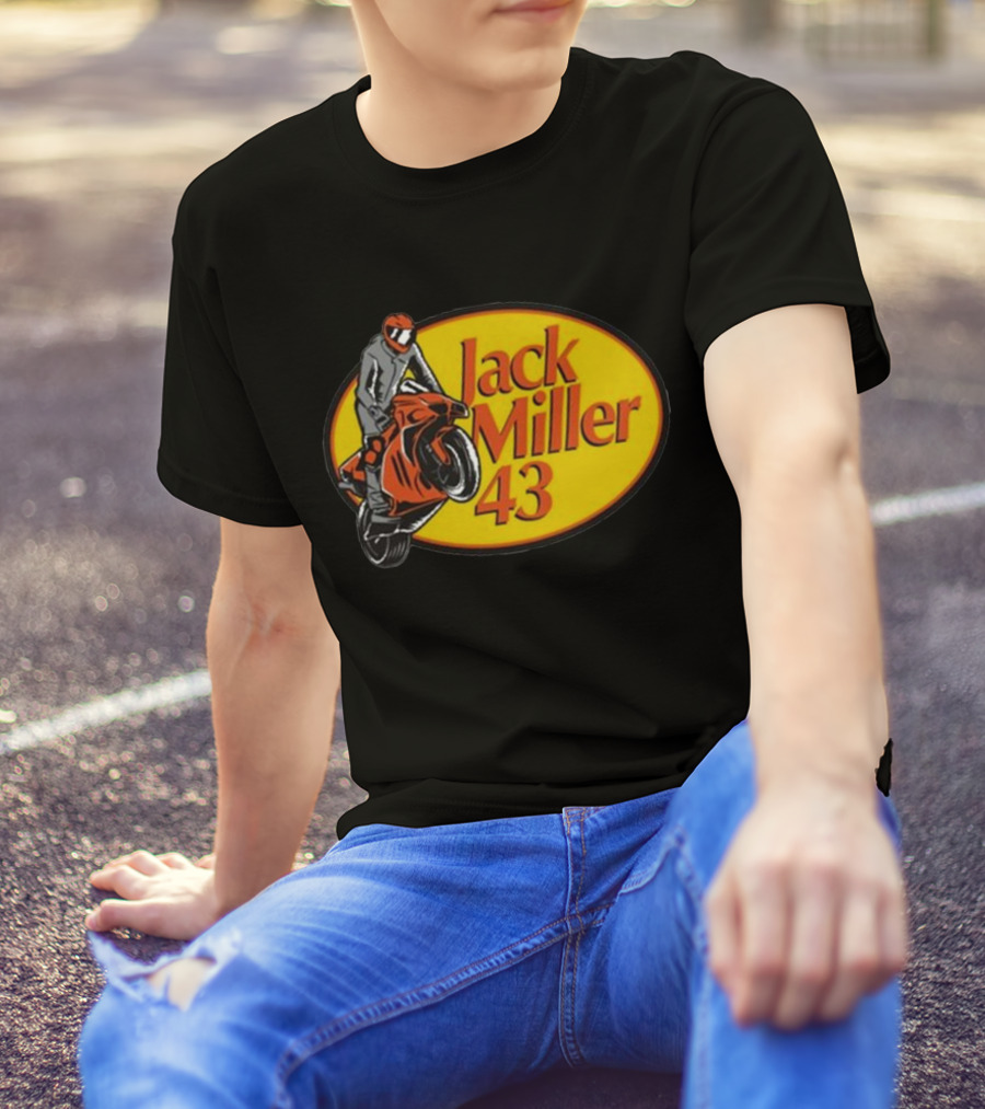 Jack Miller 43 Motorcycle Rider Iconic Racing T-Shirt