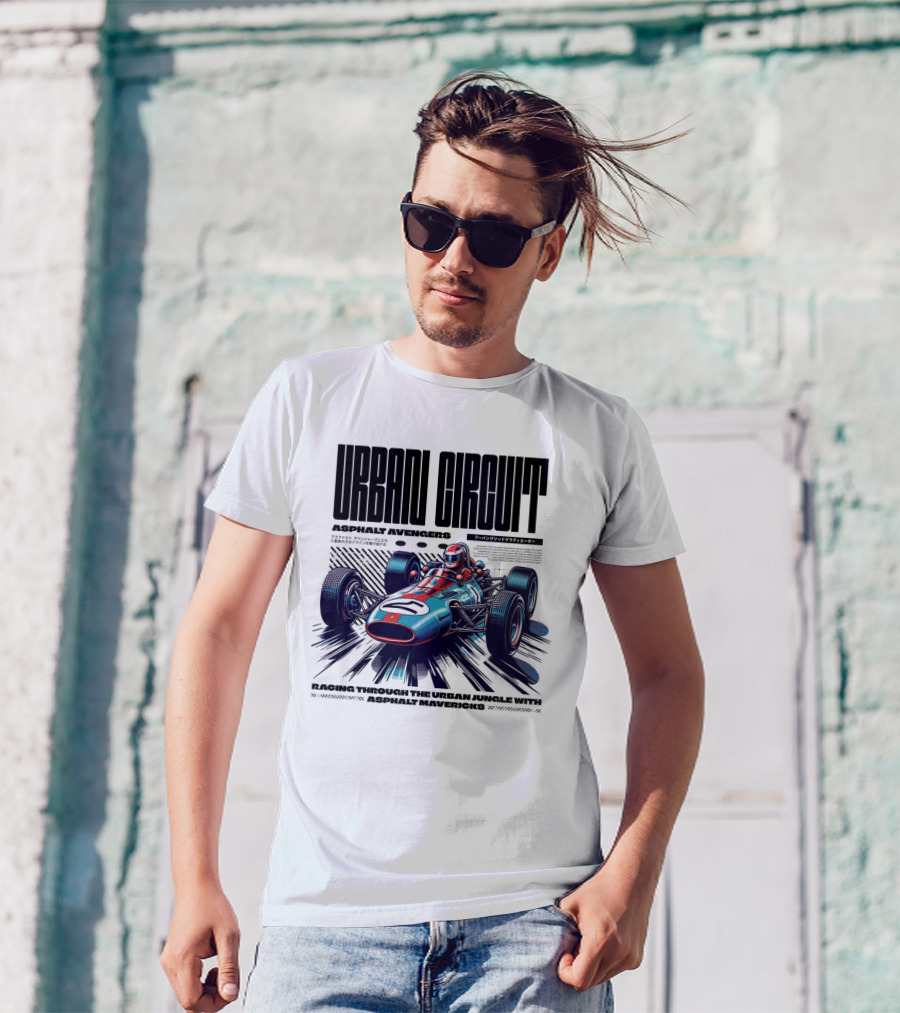 URBAN CIRCUIT ASPHALT AVENGERS RACING THROUGH THE URBAN JUNGLE WITH ASPHALT MAVERICKS T-Shirt
