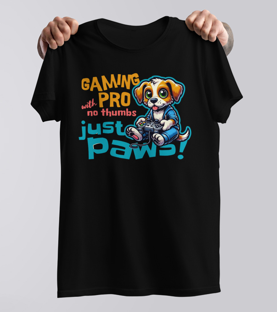GAMING PRO With No Thumbs Just Paws T-Shirt