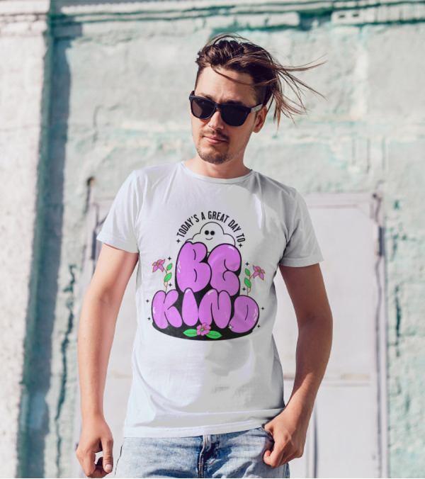 Today's A Great Day To Be Kind Ghost Flowers T-Shirt