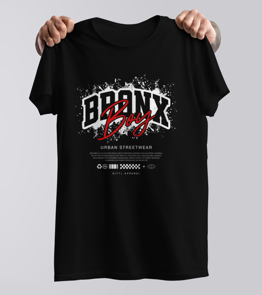 Bronx Boy Urban Streetwear Kittl T-Shirt