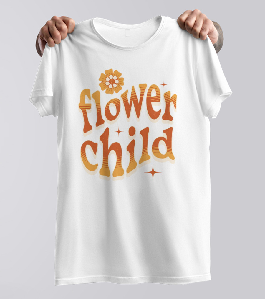 Flower Child Vintage Retro Groovy Vibes T-Shirt