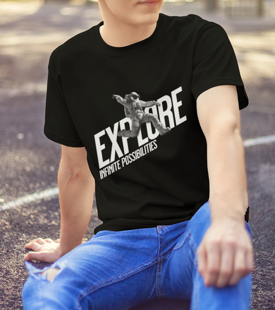 Explore Infinite Possibilities Astronaut T-Shirt