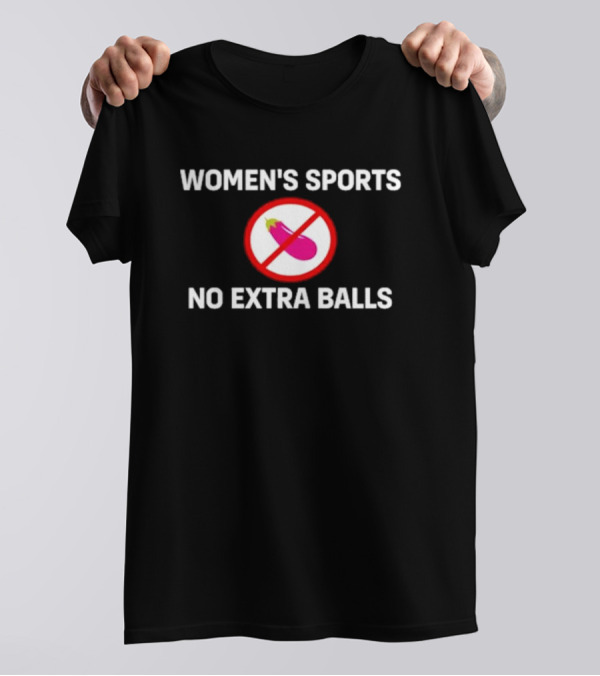 WOMEN'S SPORTS NO EXTRA BALLS Eggplant T-Shirt