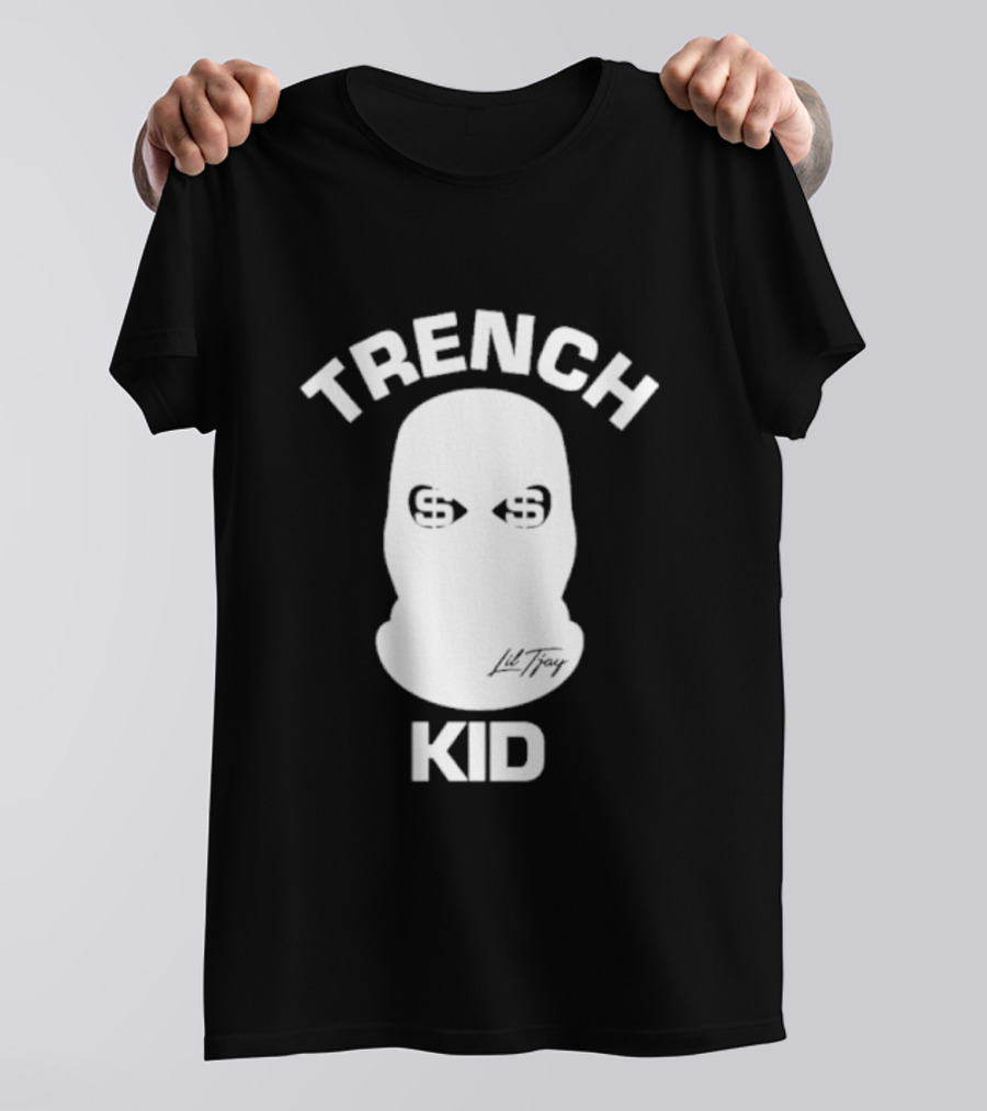 Trench Kid Balaclava Lil Trev Dollar Eyes T-Shirt