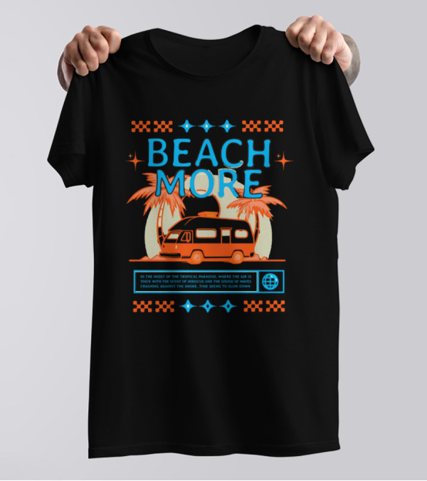BEACH MORE Tropical Paradise Camper Adventure T-Shirt