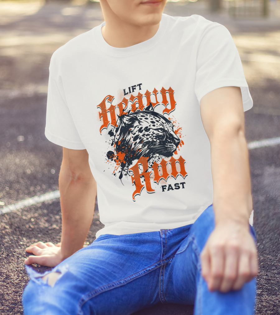 Lift Heavy Run Fast Jaguar T-Shirt