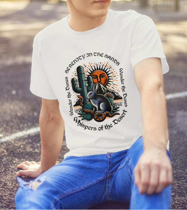 Serenity In The Sands Whispers Of The Desert Wander The Dunes T-Shirt