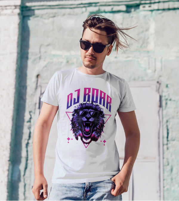 DJ Roar Lion Head HTTL Apparal T-Shirt