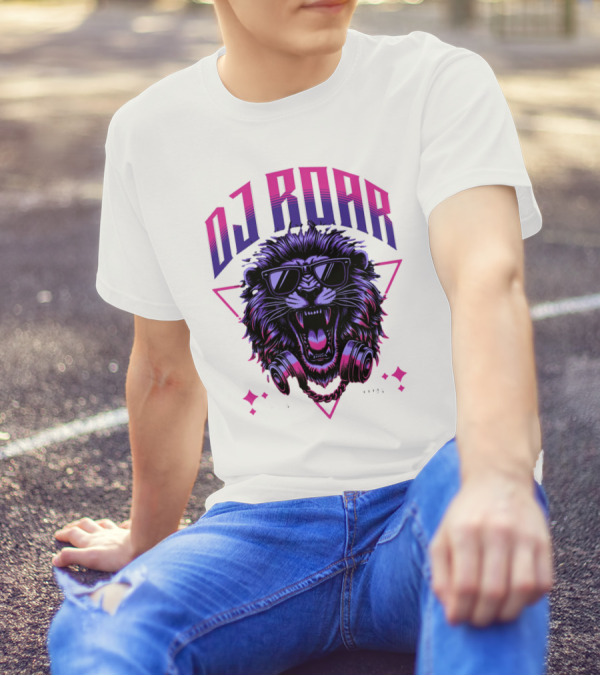 DJ Roar Lion Head HTTL Apparal T-Shirt
