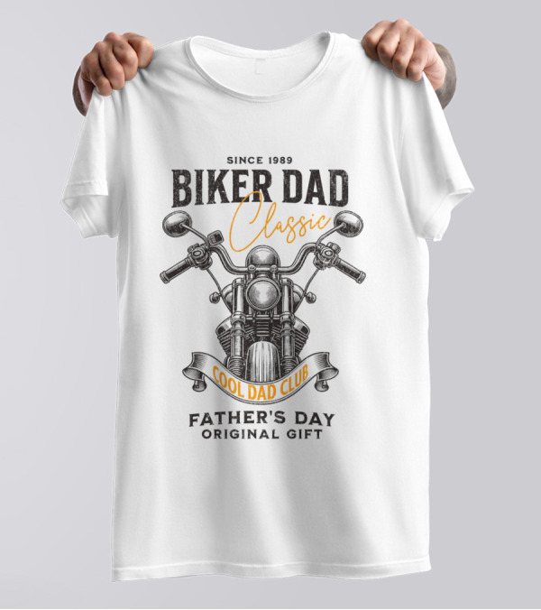 SINCE 1989 BIKER DAD CLASSIC COOL DAD CLUB FATHER'S DAY SPECIAL EDITION T-Shirt