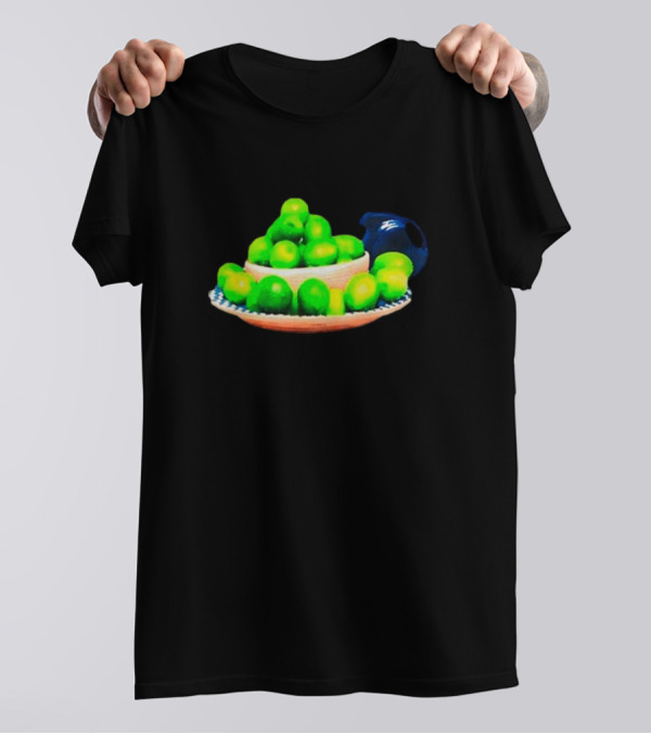 I Love Limes Platter With Blue Jug T-Shirt