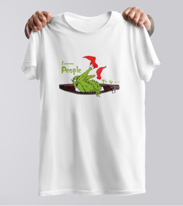 Ew People The Grinch Christmas Funny T-Shirt