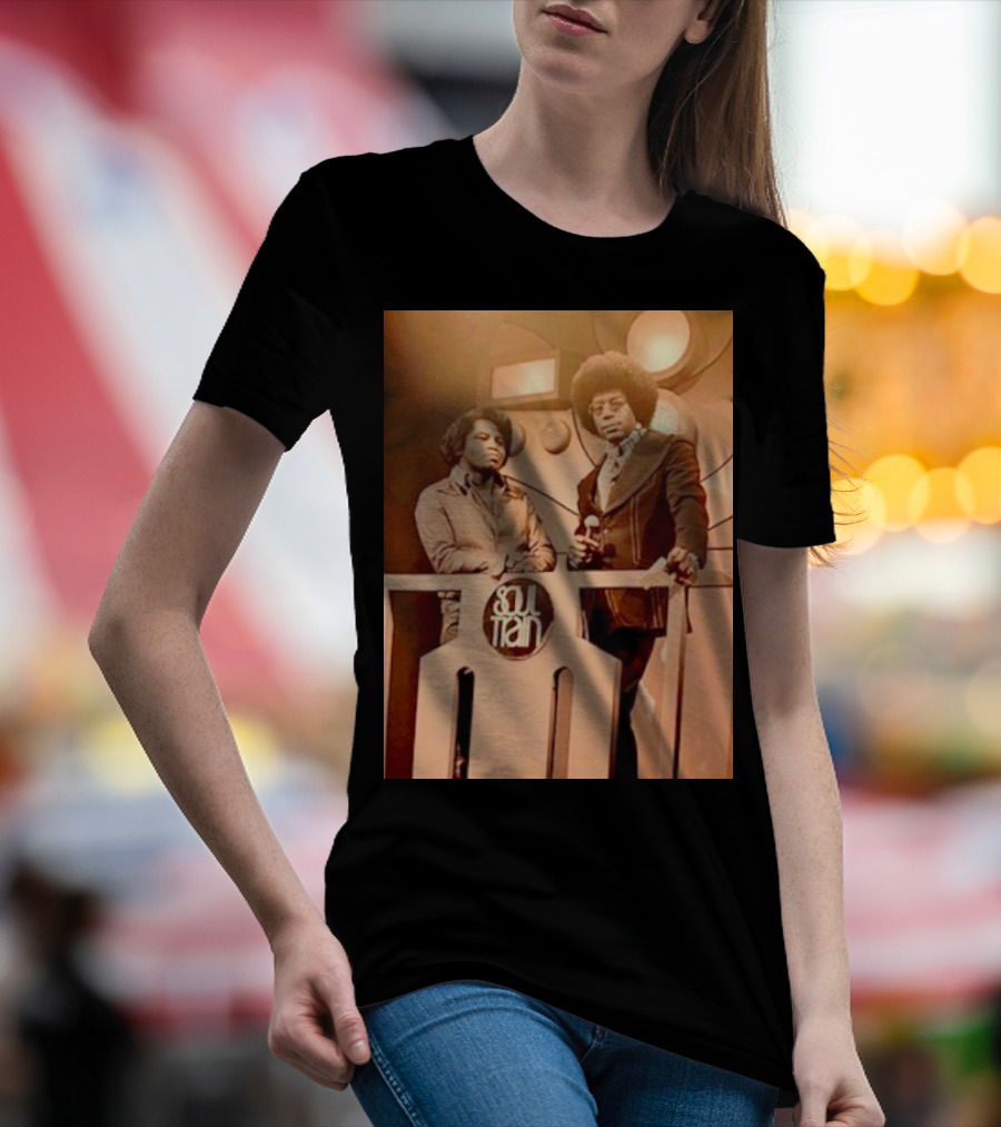 James Brown And Don Cornelius Soul Train Iconic Music Legends T-Shirt