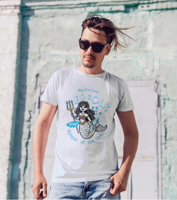 Mysterious Merfolk Dive Keeper Of The Deep T-Shirt