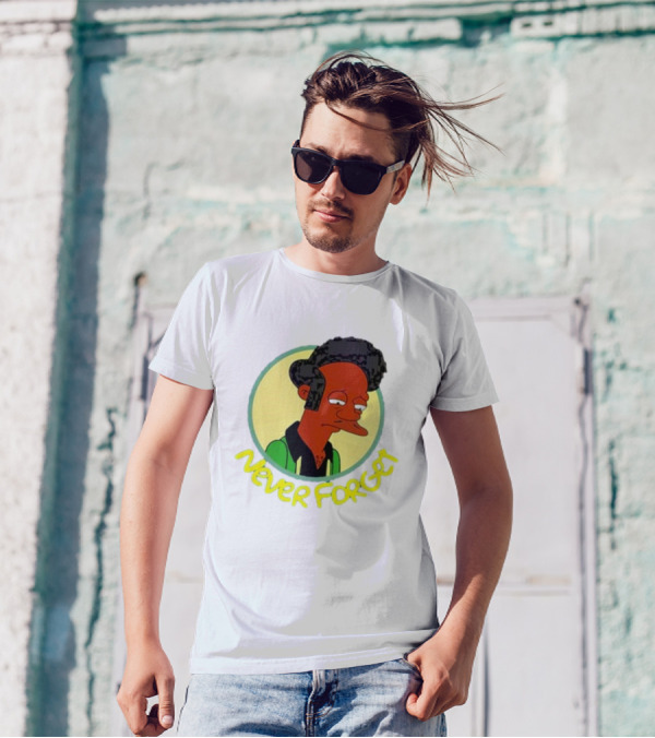 Never Forget Apu Simpsons Character T-Shirt