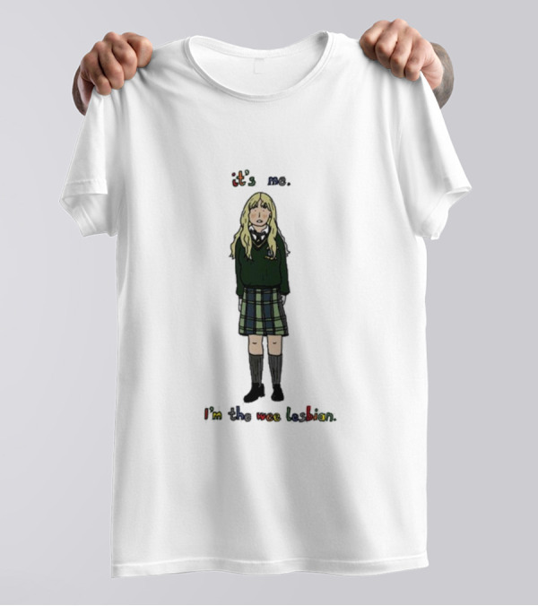Derry Girls It's Me I'm The Wee Lesbian Sweater School Uniform Skirt T-Shirt