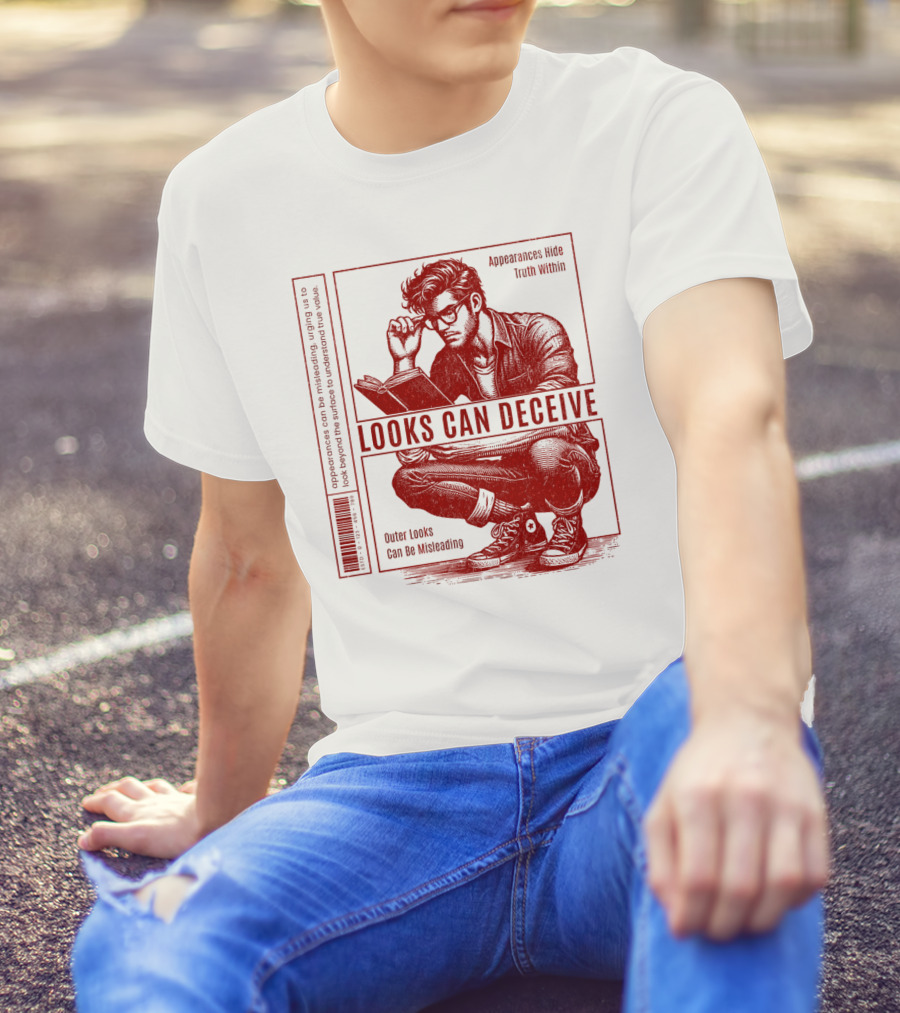Looks Can Deceive Appearances Hide Truth Within Outer Looks Can Be Misleading T-Shirt