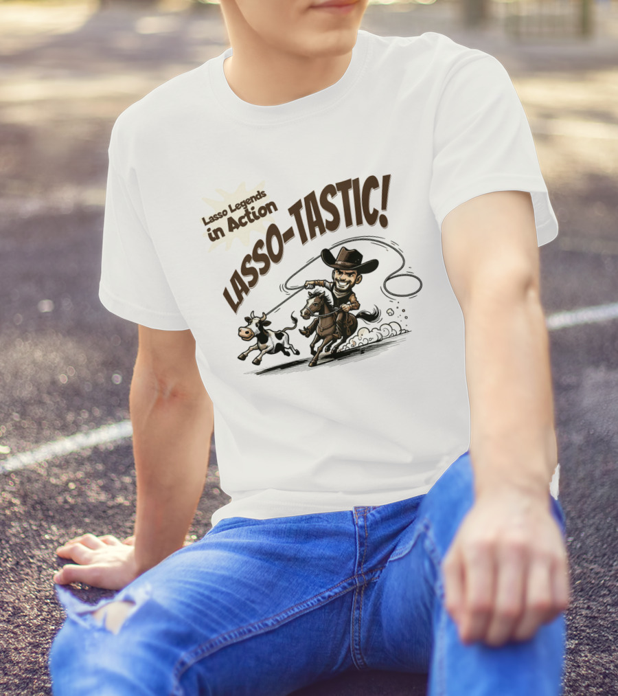 Lasso Legends In Action Lasso-Tastic Cowboy Adventure T-Shirt